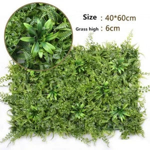 Artificial Green Grass Square Plastic/Lawn Plant Home Wall Decoration Plants